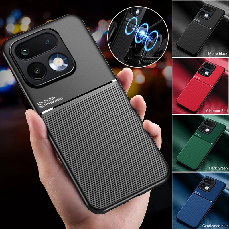 EUCAGR Luxus Original stoßfeste Handyhülle für Realme 16 Pro+ Magnet Shell Back Case für Realme 16 Pro Plus Back Case