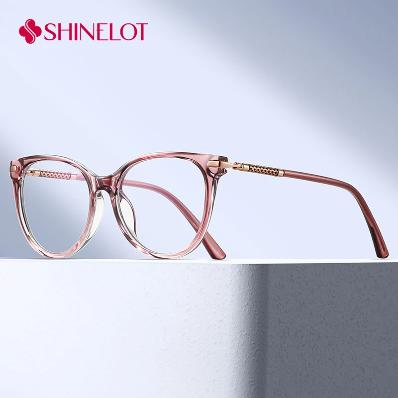 

97811 Classic Retro Women Cat Eye Eyeglasses Frame Eye Protection Plain Glasses Best-Selling Female Eyewear for Mother
