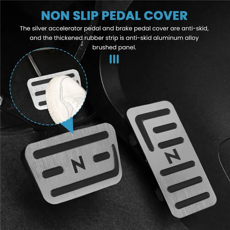 Gas Accelerator Pedal And Break Pedal Cover Non-Slip For Honda N-BOX N-VAN N-WGN N-ONE JF JH JG JJ