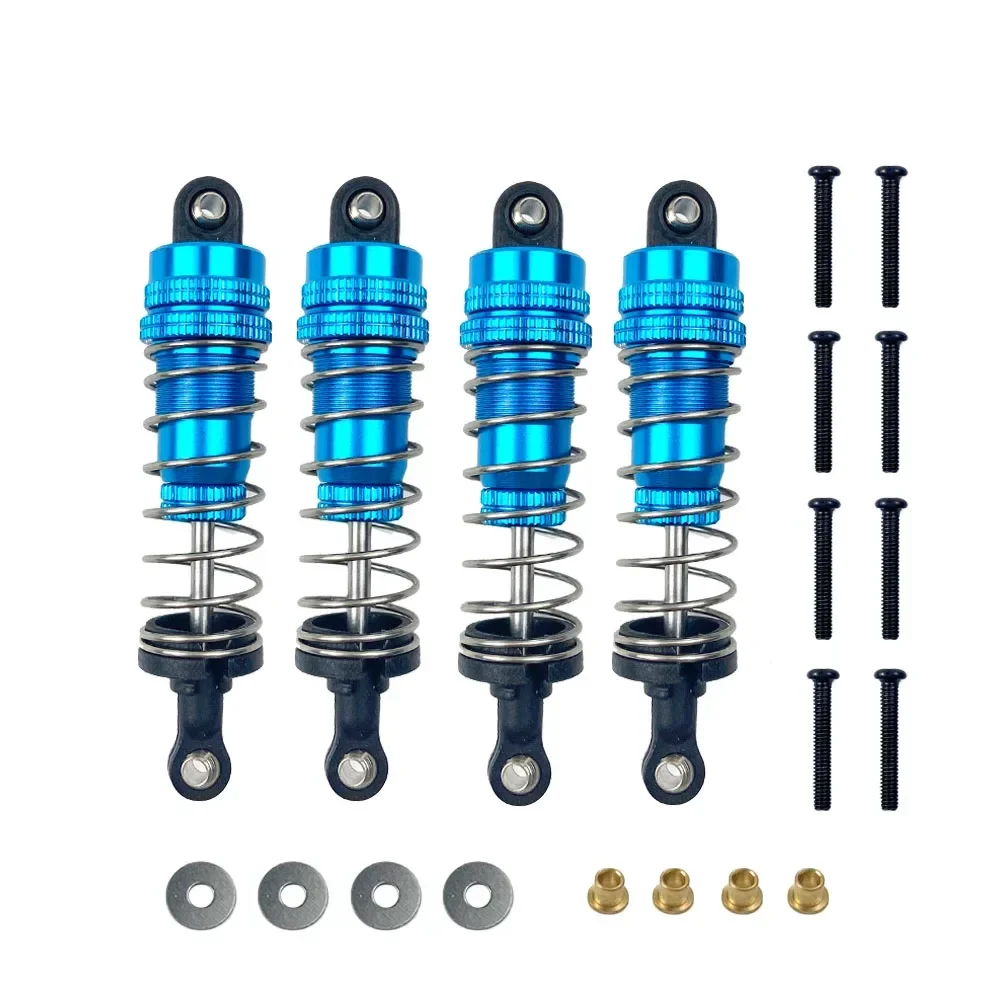 Amortiguador de Metal para coche MN86K MN86KS MN86 1/12 RC, accesorios de juguete de actualización, 4 Uds.