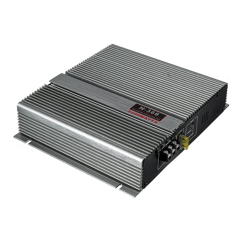 2000W 12V 2 Channel Car Amplifier Short Circuit Protection Stereo Power Amp Audio Sub Woofer Interior Sound Amplifiers