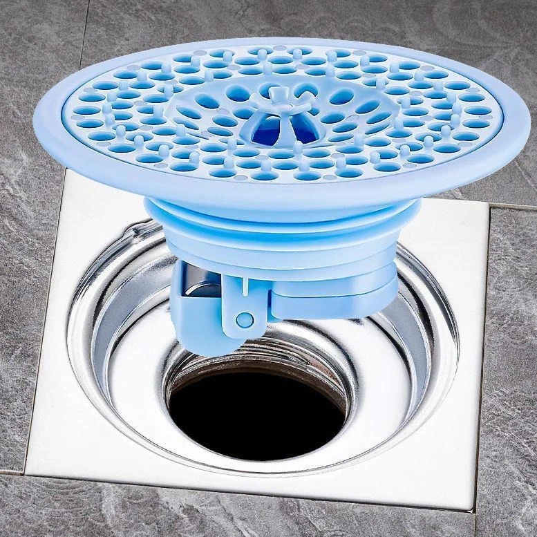 Universal Toilet Floor Drain Hair Clean Up Anti Clog Insect Proof Drainage Pipe Anti Backflow Odor Device Odor Proof Cover