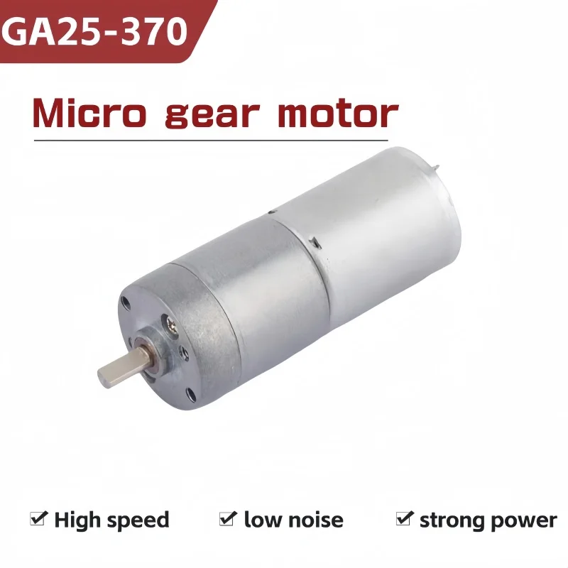 GA25-370 micro brush DC deceleration The motor can speed up and reverse 6V12V24V with large torque  de engrenagem alto torque