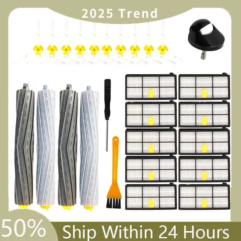 A75X العلوي ل اي روبوت رومبا 800 900 سلسلة 860 865 866 870 880 885 890 960 980 990 استبدال أجزاء مرشح فرشاة الجانب الرئيسي