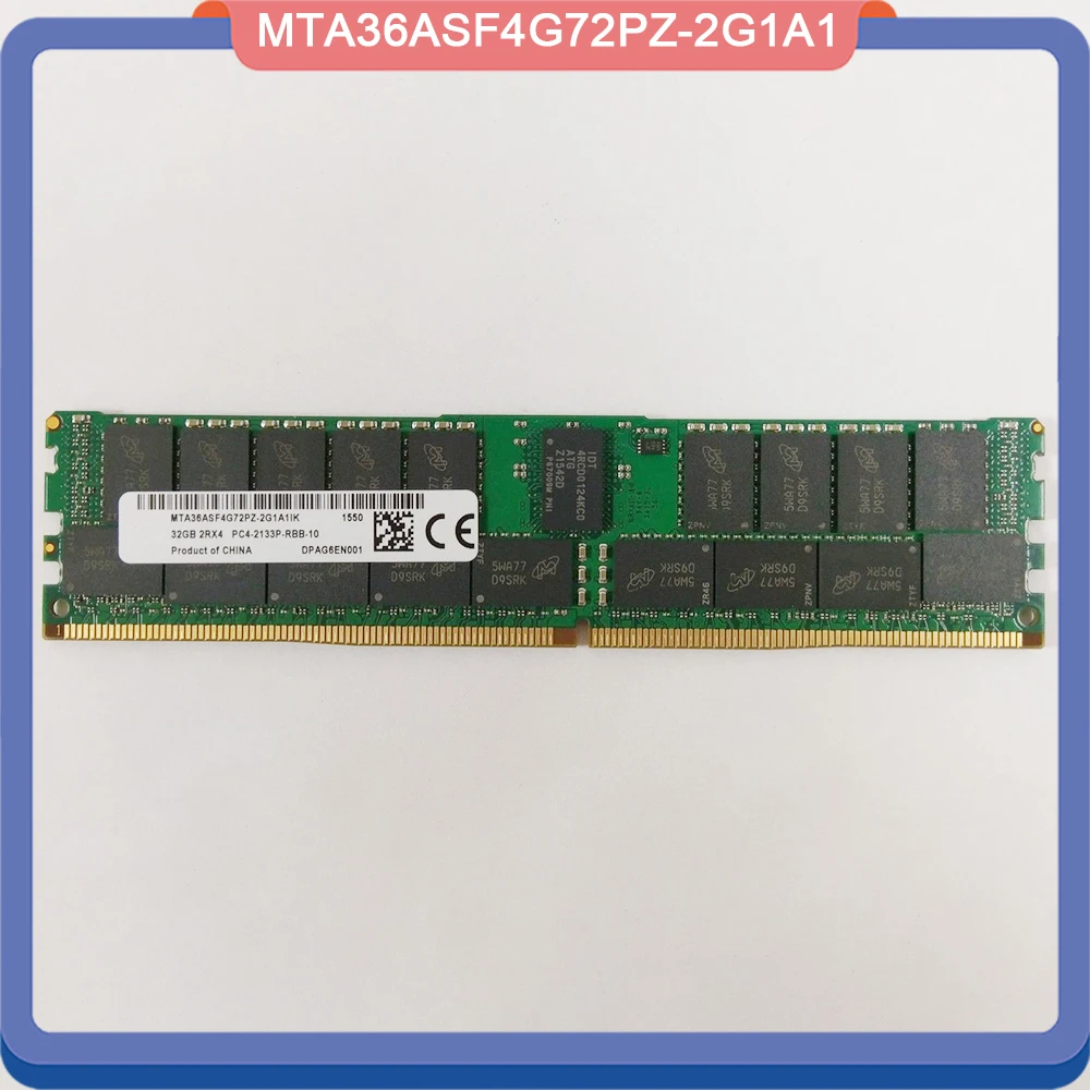 For MT RAM MTA36ASF4G72PZ-2G1A1 32GB 32G 2RX4 PC4-2133P DDR4 2133 ECC REG Server Memory Fast Ship High Quality