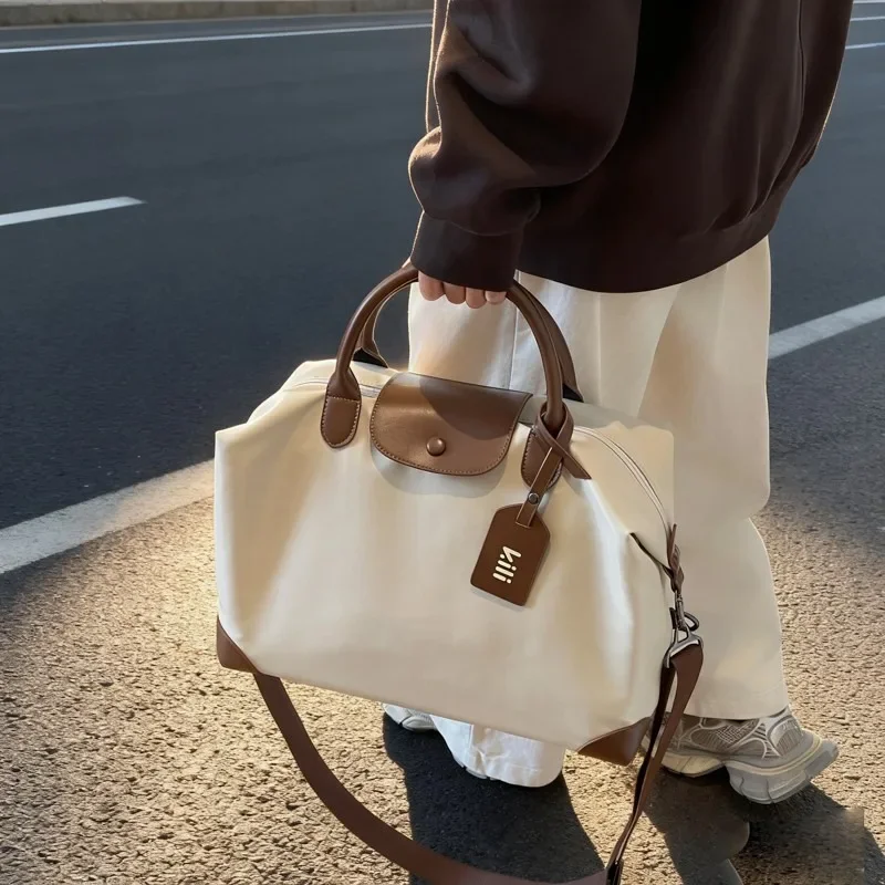 

Diaper Bags Trendy Letter Logo Crossbody Handbag Women Fashionable Casual Simple Vintage Style With Solid Color Luxury
