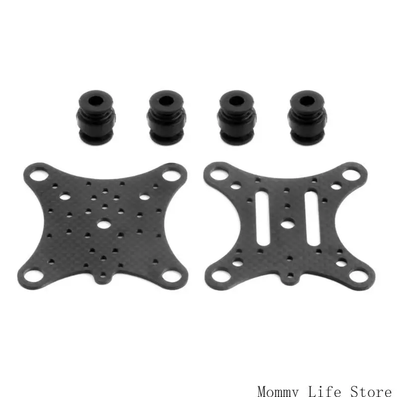 

Lightweight Carbon Fiber Vibration Dampening Kits for Action Cameras Gimbal Stabilizer Plate for Drones Gimbal Stabilizr