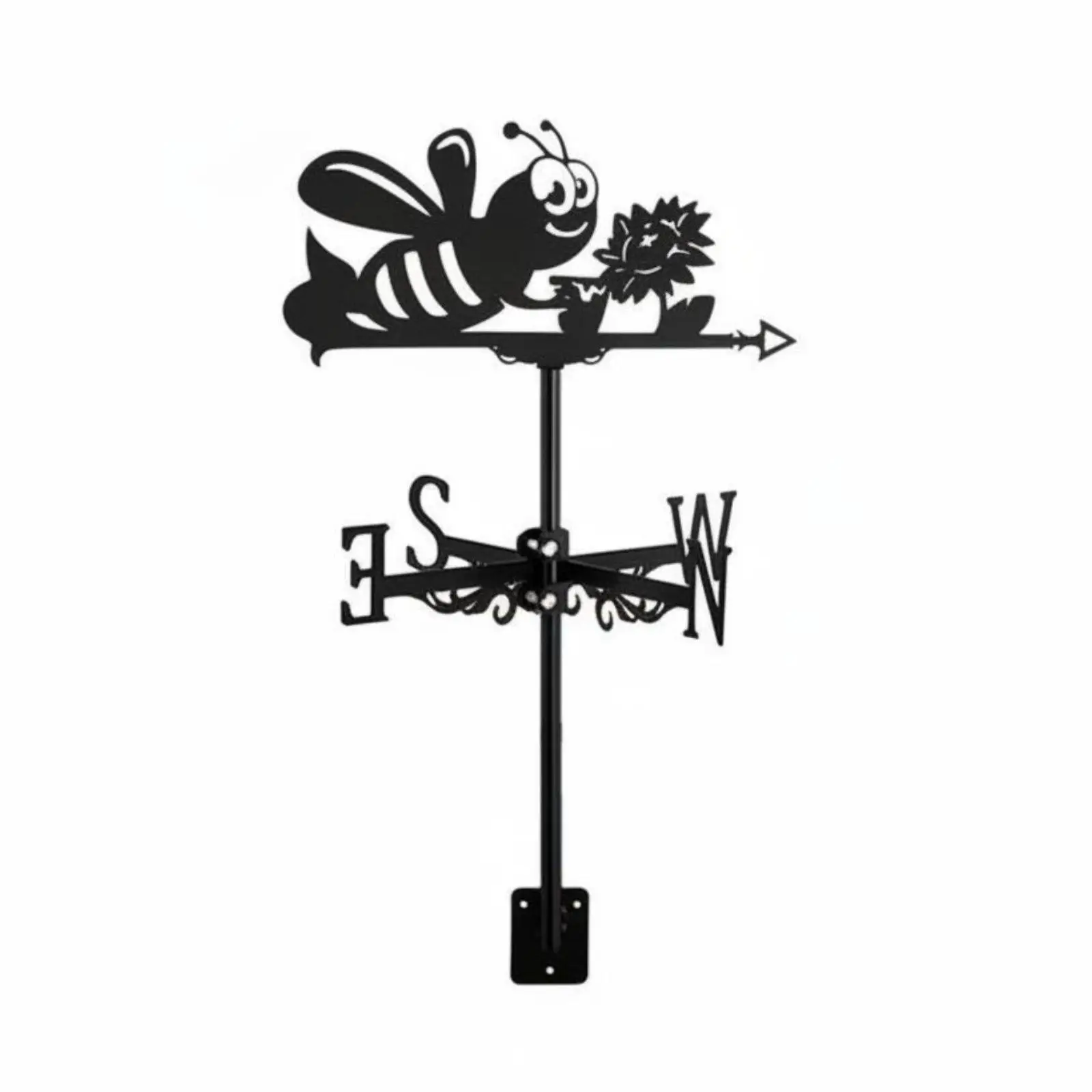 Bee Roof Weather Vane Outdoor Metal Bee Weather Vane Weatherproof