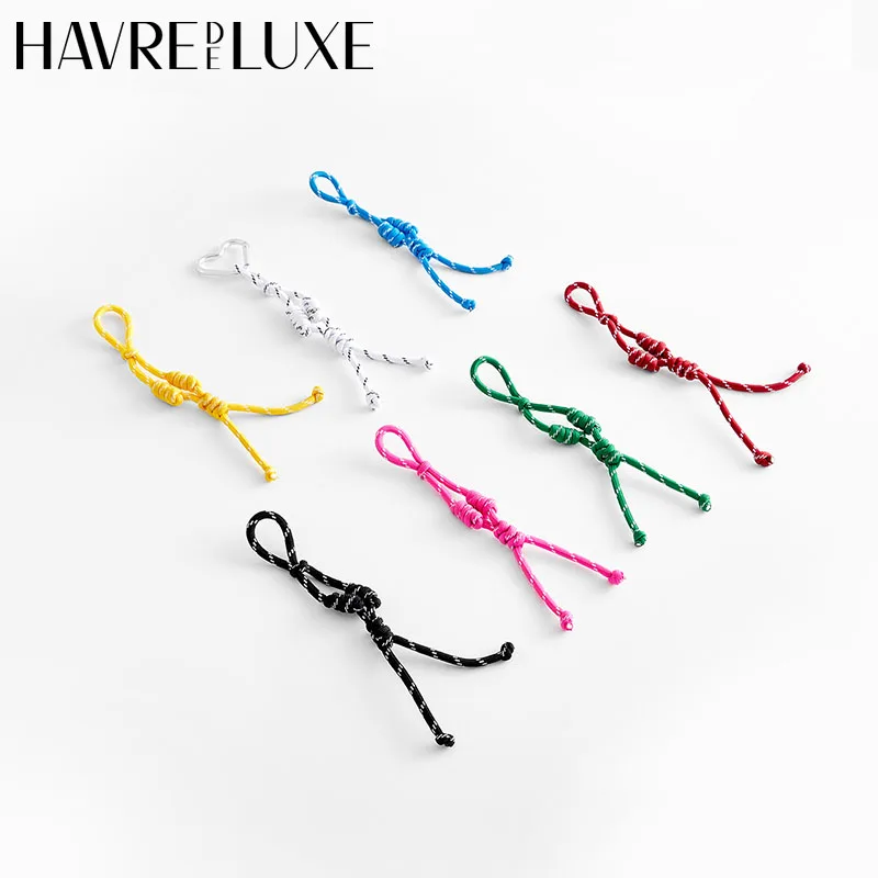 Braided rope bag charm for miumiu pendant colorful briefcase lanyard bowling bag braided hand rope bag accessories