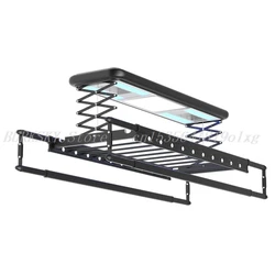 Electric Clothes Drying Rack  With Intelligent Remote Control Telescopic Hanger Household Balcony Lifting Clothes Drying Machine