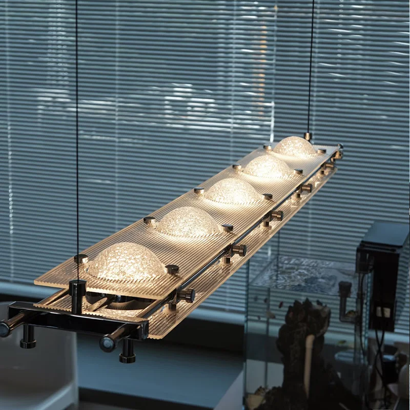 

Американский дизайнерский подвесной светильник из акрила в стиле «планета», с отделкой под розовое золото, с регулируемой яркостью, для отелей, ресторанов и баров