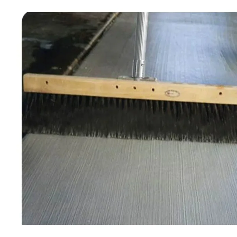 Concrete Finished Brooms with High Quality Handles Bridge Deck Pavement Carving Anti-skid Brushes