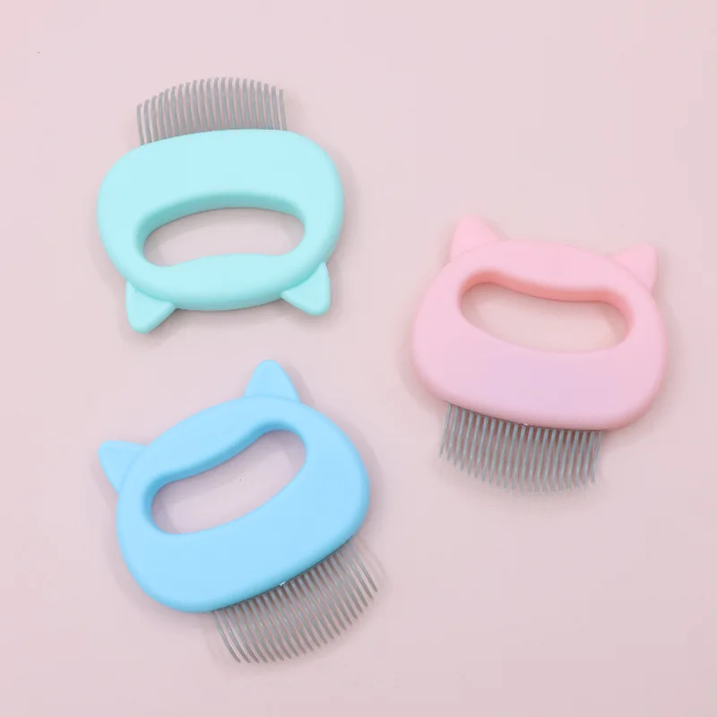 Cat  Grooming Comb Lightweight and Space-Saving Cute Cat Brush Suitable for Cat Dog Shedding Tools