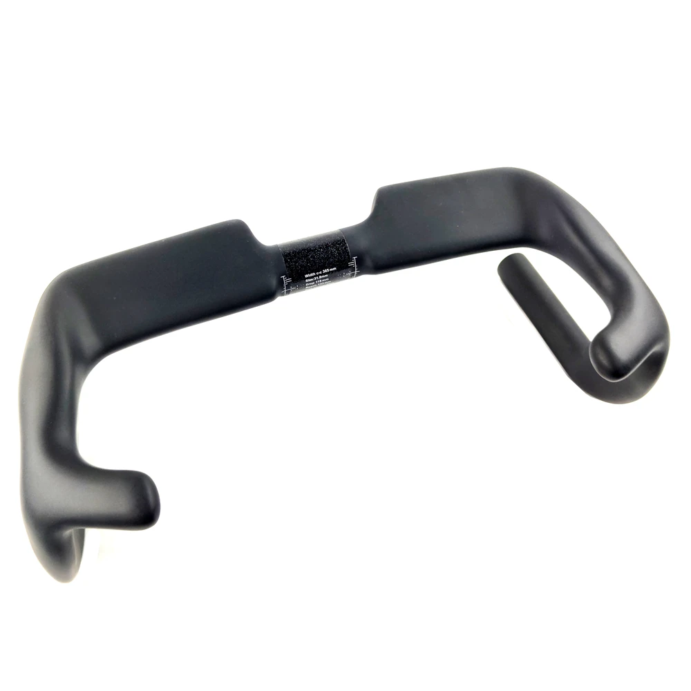 BIKEDOC HB25 305mm Carbon fiber Track Cycling Handle Road Bicycle Handlebar TT Sprint Bike Handlebar UD Matte 31.8MM