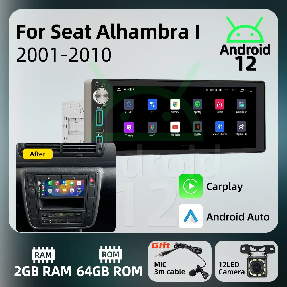 Carplay 1 Din Radio… - image