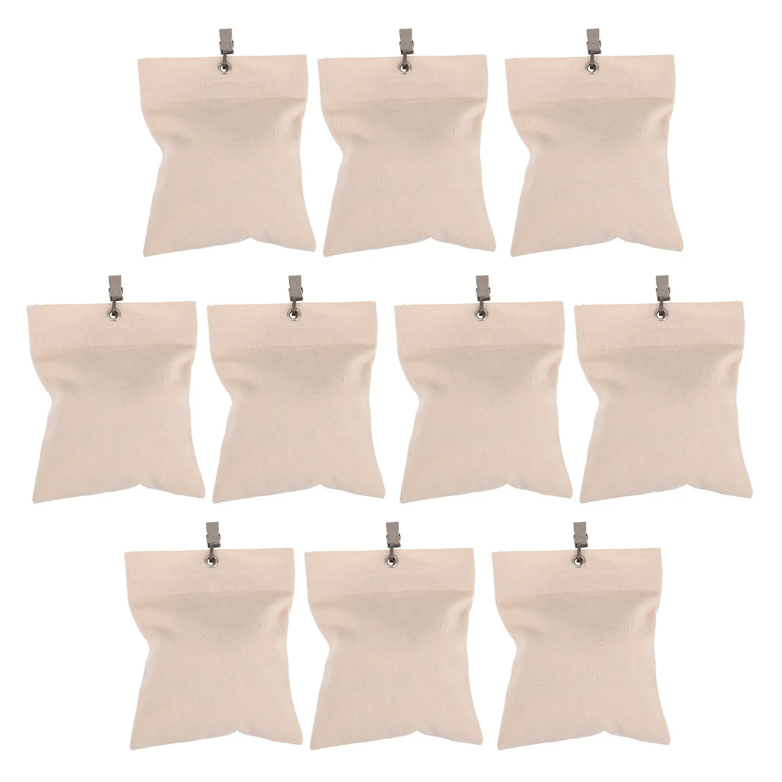 10Pcs Outdoor Curtain Weights Heavy Duty Waterproof Canvas Weighted Bags for Gazebo Curtains Canopy Tents Patio Drapery Anchor