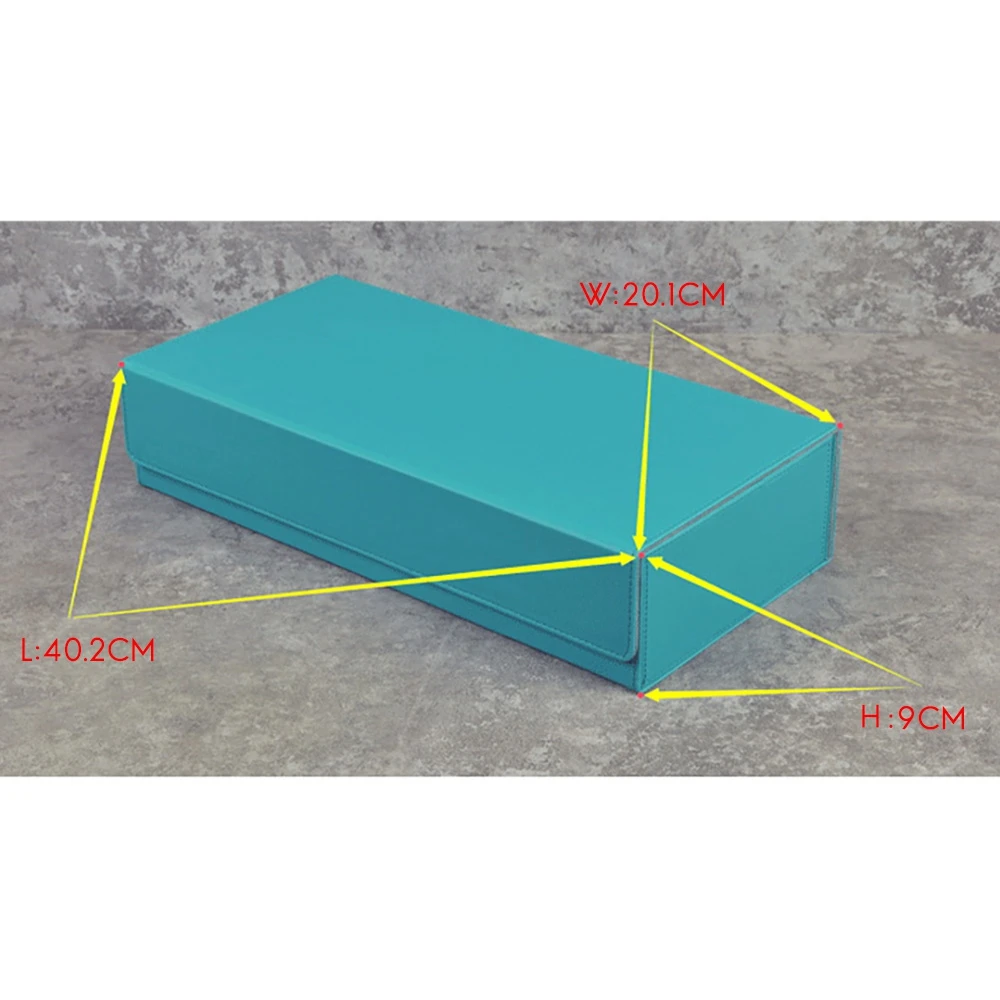 Large Card Case Deck Box Playmat and Dice Collector Container Card Storage Box Storage Dustproof Card Storage Box A