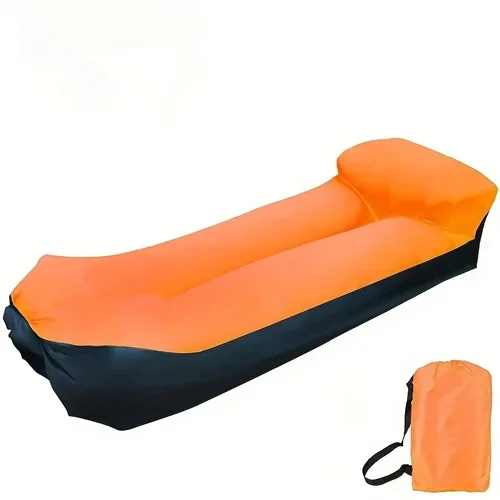 Sillón inflable portátil con almohada - Sofá impermeable para acampar, playa y festivales - Fácil instalación con bolsa