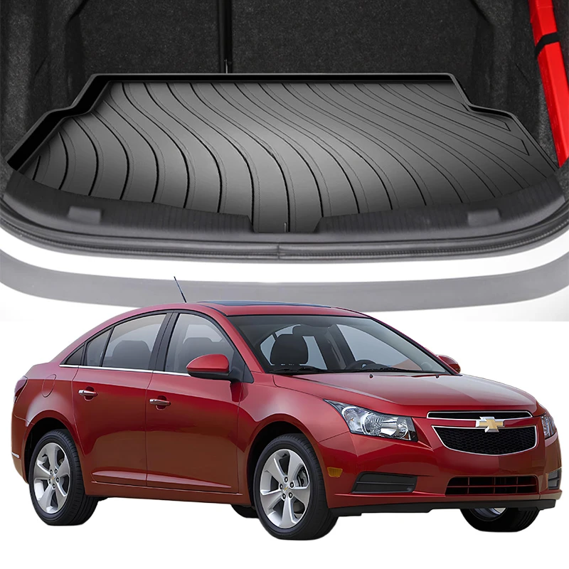 Upgrade TPE Car Rear Trunk Mats Storage Pads Cargo Tray Dustproof Waterproof Protecion Cushion For Chevrolet Cruze 2009-2024