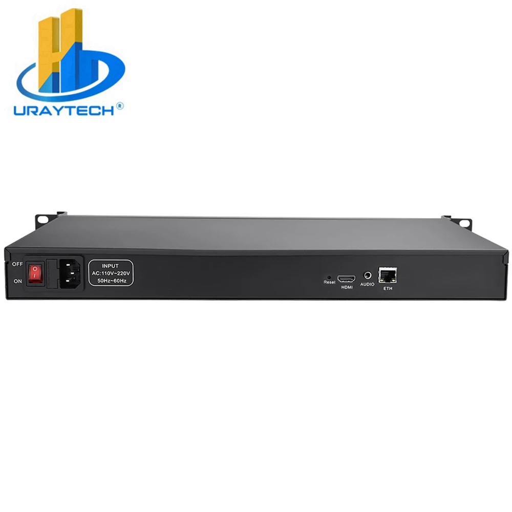 URay 1U Rack HEVC H.265 HDMI To IP HD Video Encoder Encoder 1 Channels Live Streaming RTMP Encoder HDMI