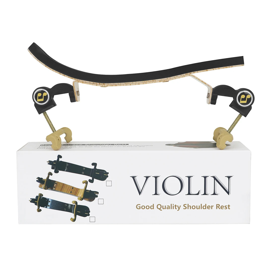 IRIN Violin Shoulder Rest 3/4-4/4 Violin Aluminium Shoulder Rest Adjustable Height High Quality Plucked Instruments Accessories