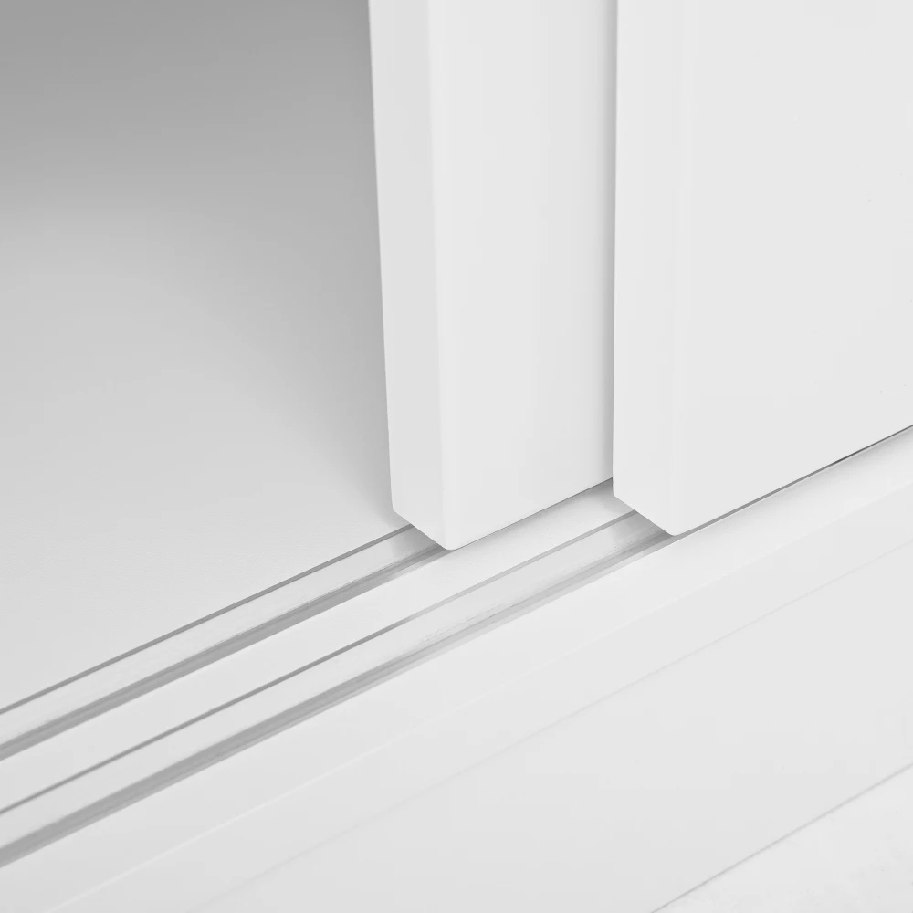 Moderner Bartisch, ausziehbar 360° ° Drehbarer Bartisch mit Stauraum, umkehrbarer Tisch, Sideboard-Bar mit Glastür – Detail 22