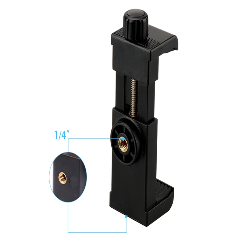 Phone Holder for Tripod Mount Adapter Mobile Phone Tripe Cellular Support Smartphone Holder Clamp for Tripod Clip