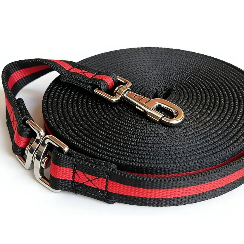 Premium Horse Training Lunge Line with Alloy Trigger Buckle for Accurate Equestrian Training of 26 Foot