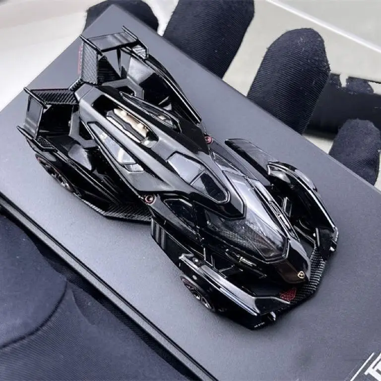 LMF1:64 Lamborghini V12VGT Concept Car Modello di auto di simulazione in lega Modello di auto da collezione in miniatura