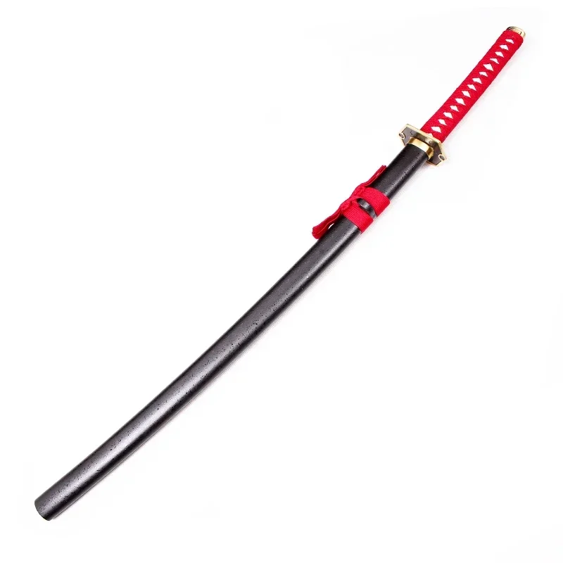 

[Funny] 104cm Cosplay Anime Bleach weapon Hinamori Momo Katana wooden Sword model Costume party Anime show Japan samurai sword