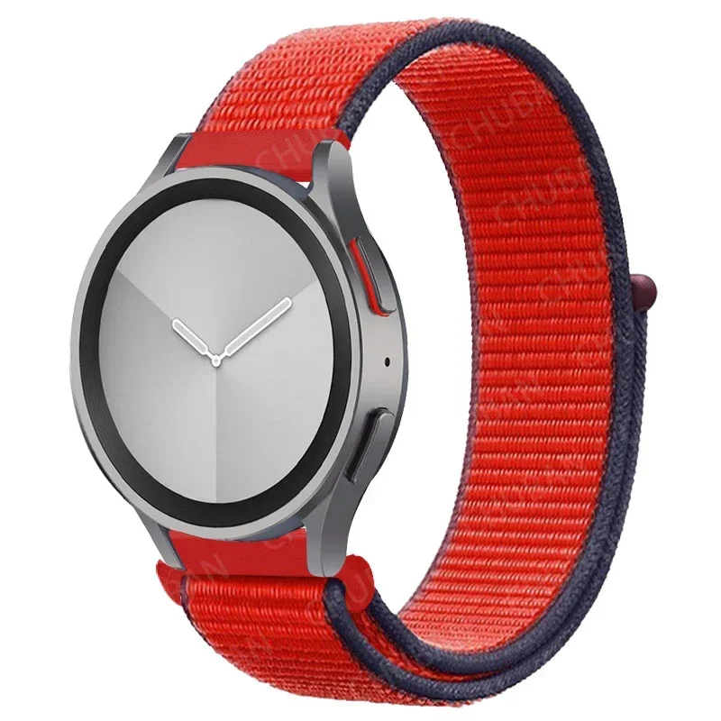 Nylon-Schlaufenband für Samsung Galaxy Watch 7 FE 6/5/pro/4/Classic/active 2 40–44 mm 20 mm/22 mm Sportarmband Huawei GT 2/e/3 Armband