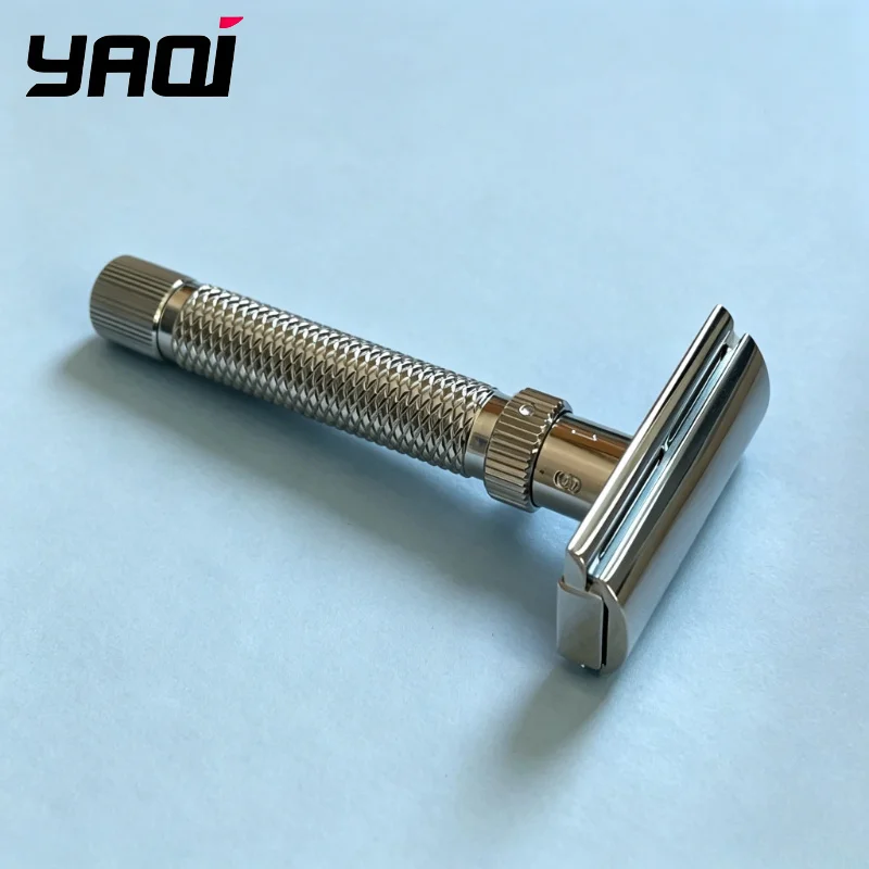 2026 New Arriva！YAQI Ultima Stainless Steel Adjustable Mens Safety Razor - 77mm Handle length for precision shaving