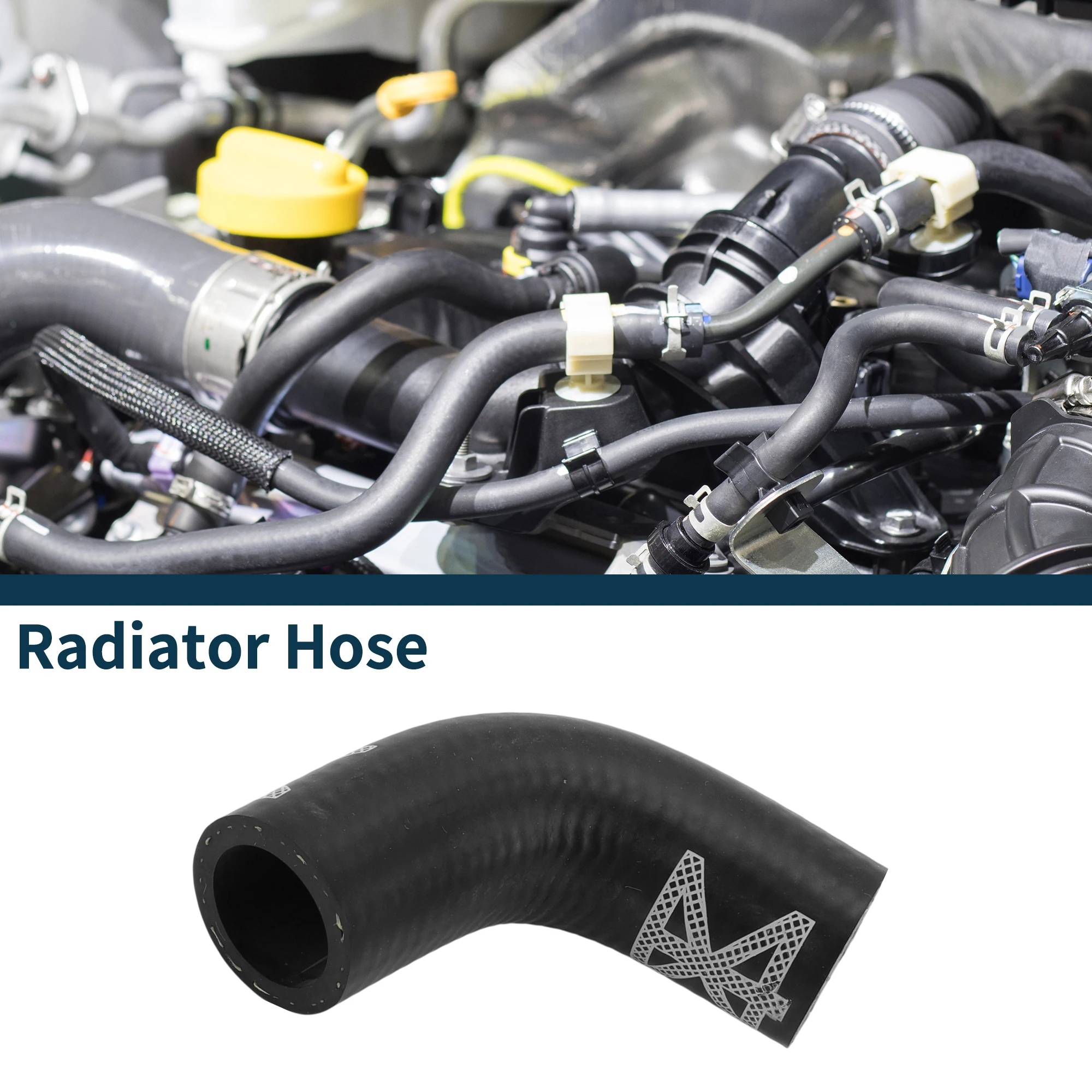 Motoforti Manguera de radiador Manguera de calentador Manguera de salida de radiador Tubo para Porsche Cayenne 2013 Tubo de refrigerante de goma 1 pieza