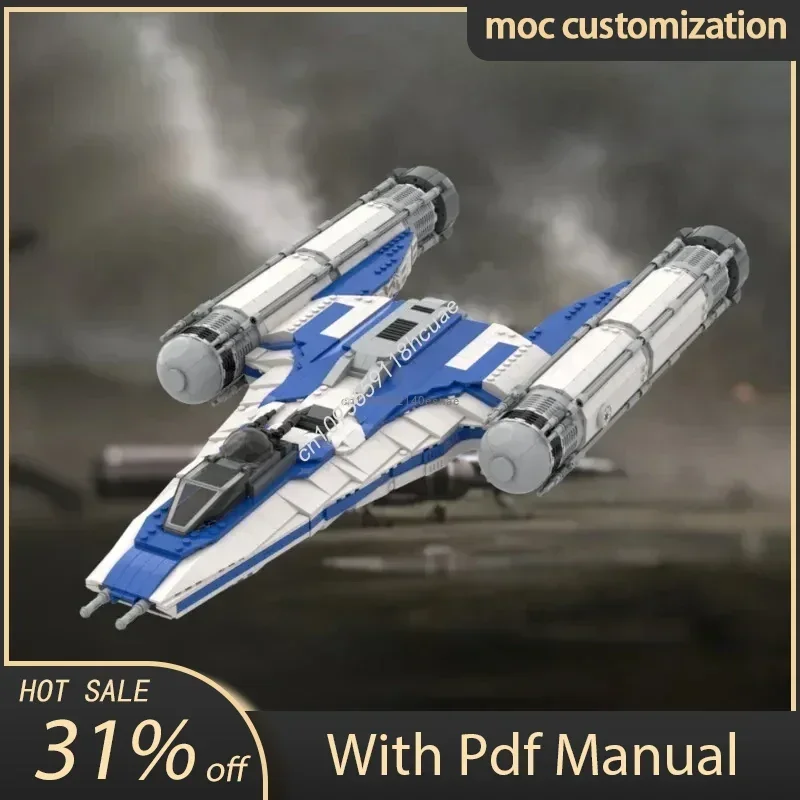 

2354pcs Movie Series Y Wing Starfighter MOC Building Block Republic Spaceship DIY Assembly Bricks Children Toys Xmas Gifts