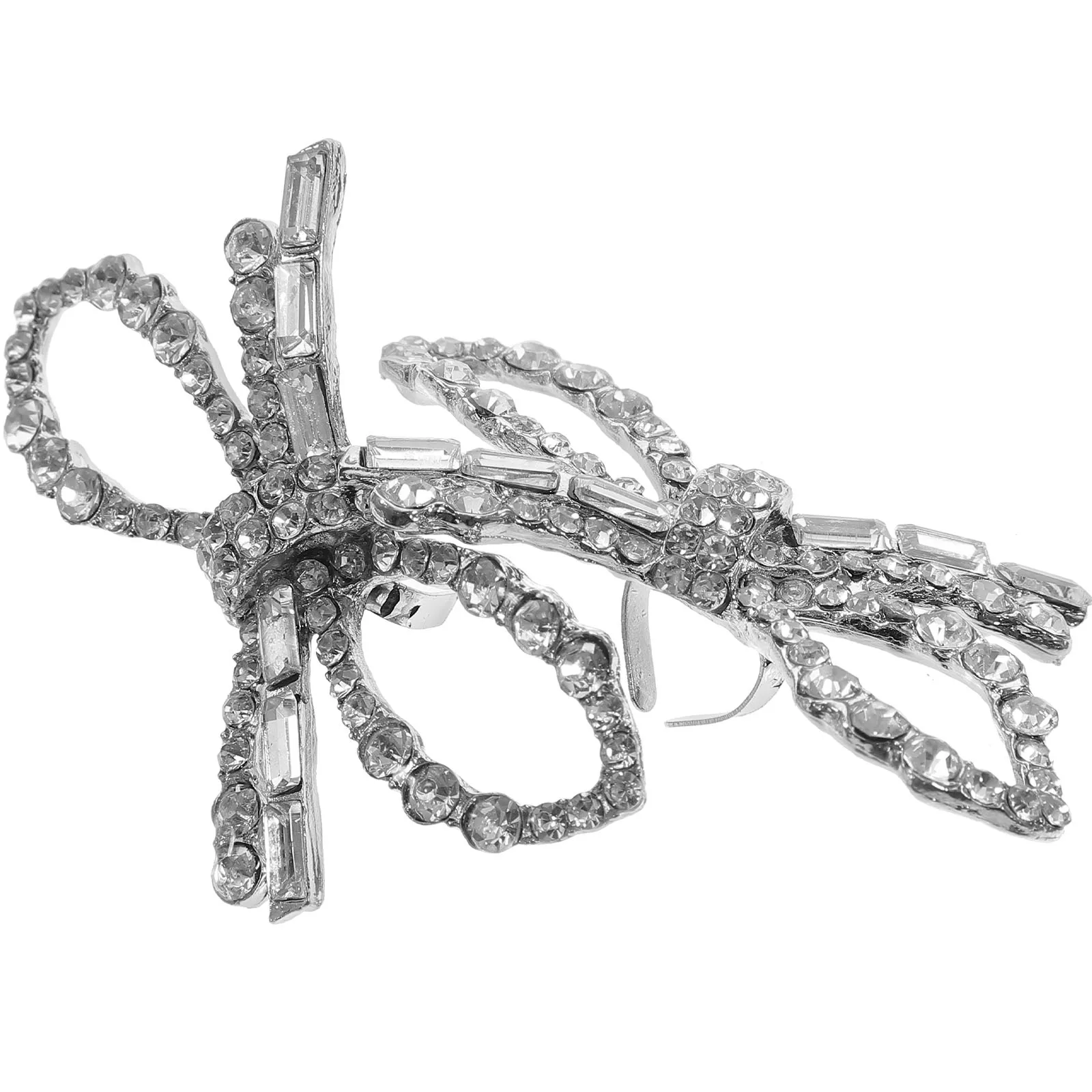 

Rhinestone Bow Shoe Clips Decorative Buckles Wedding Pumps Heels Crystals Jewelry Women Gifts Shoe Decorations