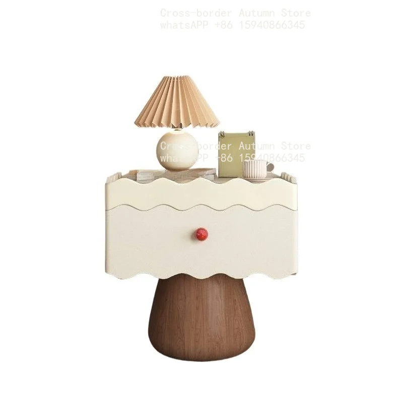 Multiple Colors European Nightstands Tall Classic Unique Narrow Bedside Tables White Unique Mesita De Noche Furniture For Home