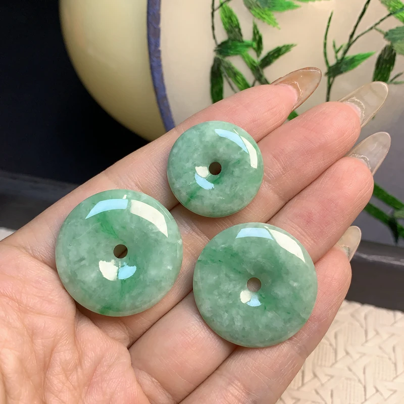 

Wear Your Guardian Angel: Natural Grade A Jadeite Safety Buckle