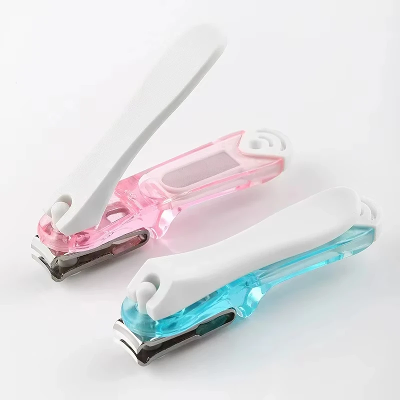 1pcs Premium Rotate Nail Clippers Stainless Steel Nail Cutter Ergonomic Non-Slip Handle Nail Trimmer for Fingernails Toenails