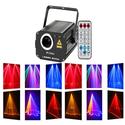 Festa con luci da discoteca con suono Bluetooth Laser Puissant Dmx telecomando Karaoke Wedding proiettore laser professionale