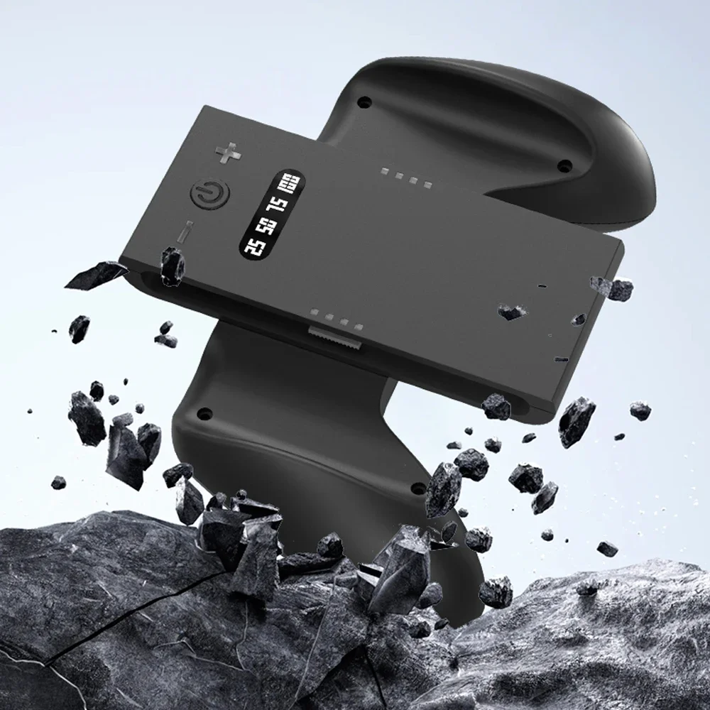with Battery Charging Grip for Switch 2 Controller Handle Charger Dock for Switch 2 Charger Adaptor with Tepy-c Cable Accessorie
