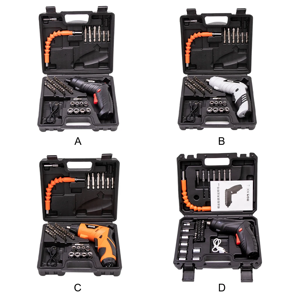 

HiLDA Multifunctional Portable Mini Rechargeable Lithium Battery Driver Screwdriver Set Electric Screwdriver Punching Machine