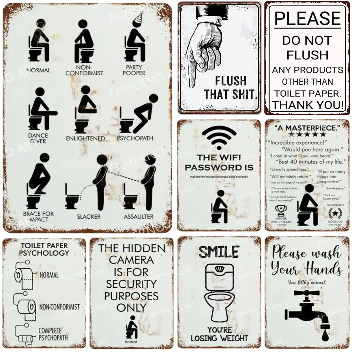 Letrero Metálico Decorativo para Pared de Lavadero, Placa Vintage, Póster de Hierro para Decoración de Cuarto de Hombre, Hogar, Cafetería, Jardín, Club, Bar