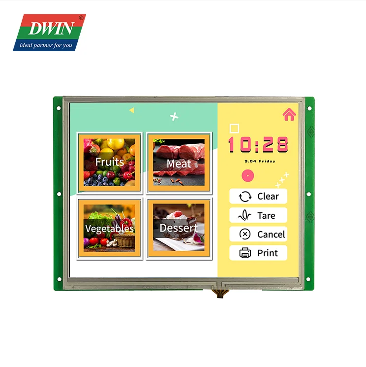 2026 9.7-inch, 1024*768 Pixels Resolution, 16.7M Colors, TN-TFT-LCD Working with Arduino/STM/ESP DMG10768T097_01W