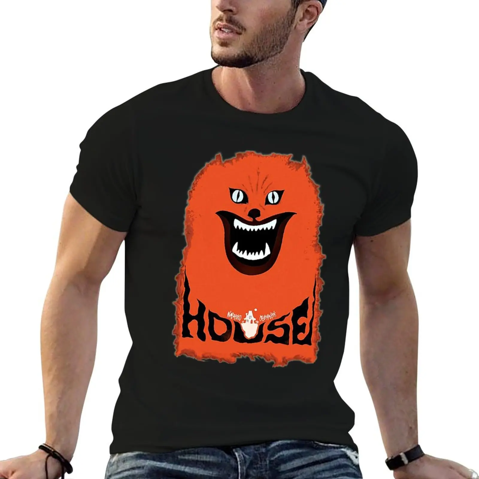 

t anime for t cotton shirts (hausu) - House man T-Shirt shirts high quality