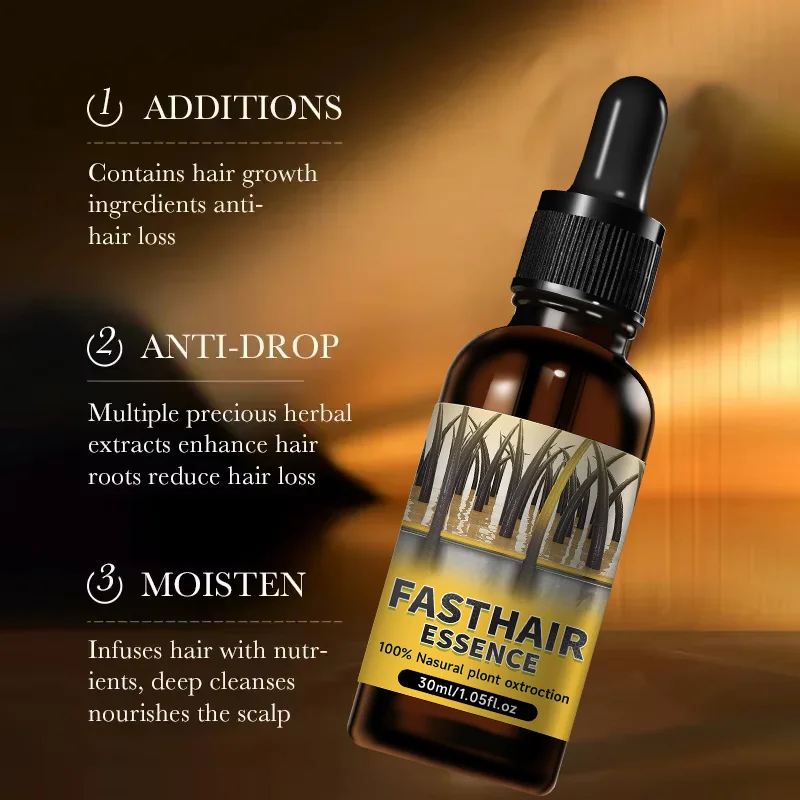 نمو الشعر، علاج إعادة نمو التساقط الأساسي يقوي الشعر يغذي فروة الرأس، خفيف الوزن، غير دهني، تحسين الدورة الدموية لفروة الرأس