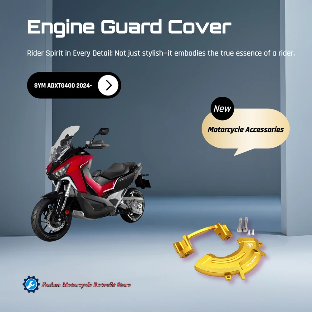 

For SYM ADXTG400 2024 2025 Motorcycle Modifications Accessories CNC Aluminum Engine Guard Cover ADXTG 400