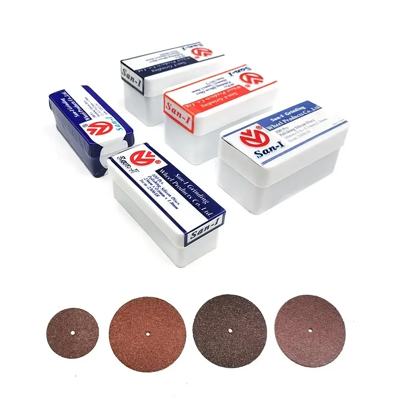 

5 Sizes Dental Polishing Wheels Grinding Silicon Discs Kit Separating Wheel Thin/thick Dental Lab Material Dental Supplies