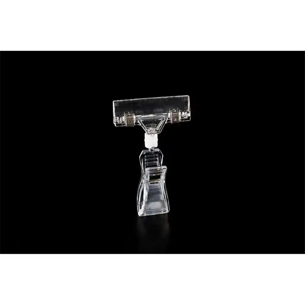 Clipe giratório claro do sinal da propaganda do supermercado