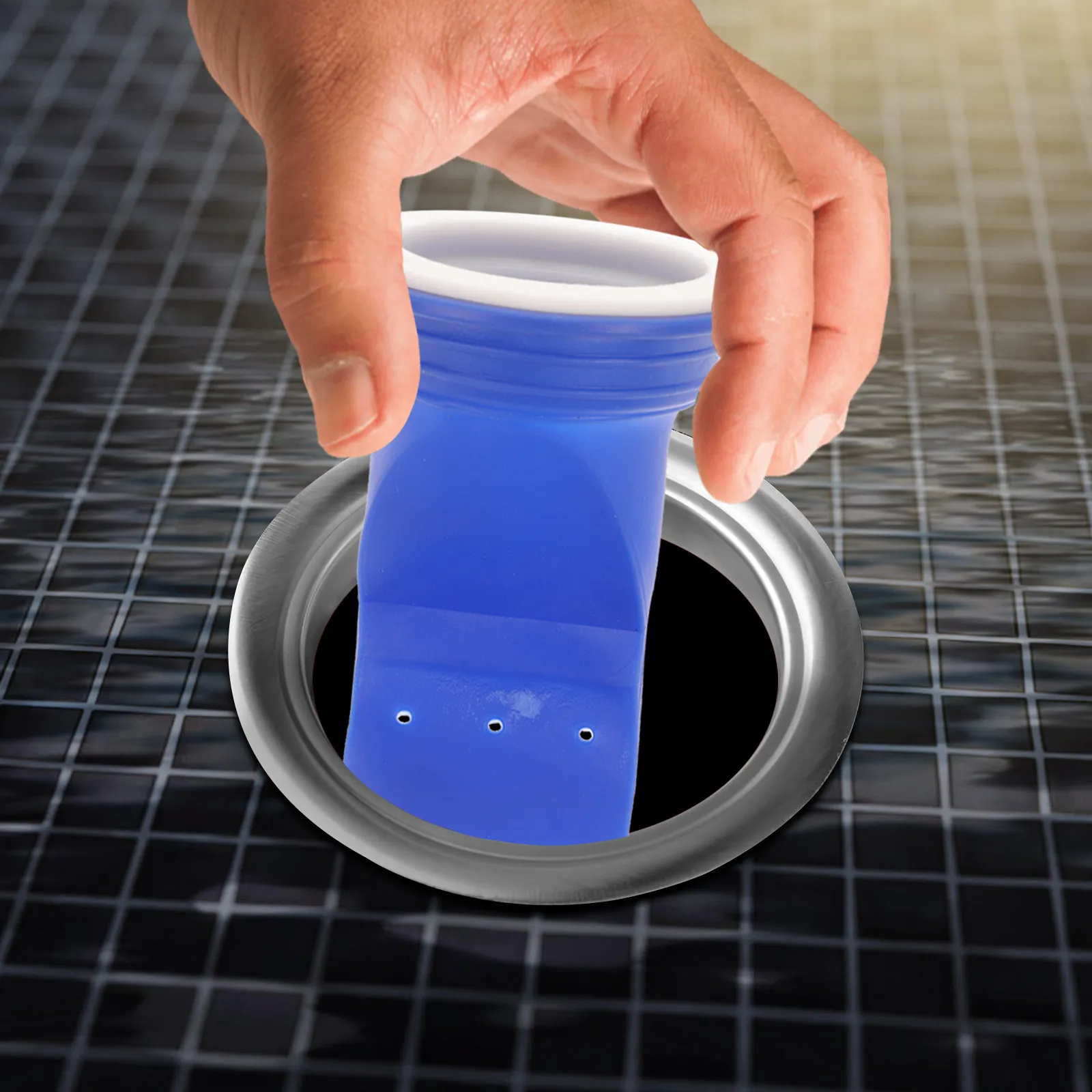 1Pcs Bathroom Floor Drain Core Thermoplastic Odor-Proof Drain Seal Core for Kitchen Shower Floor Sewer Backflow Prevention Tool