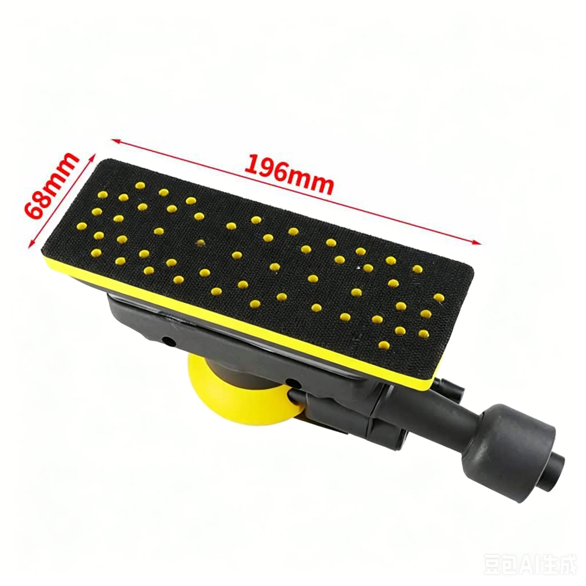Pneumatic Polishing Machine Sandpaper Machine 70 * 198mm Chassis Adhesive Disc Rectangular Dry Grinding Machine Tray